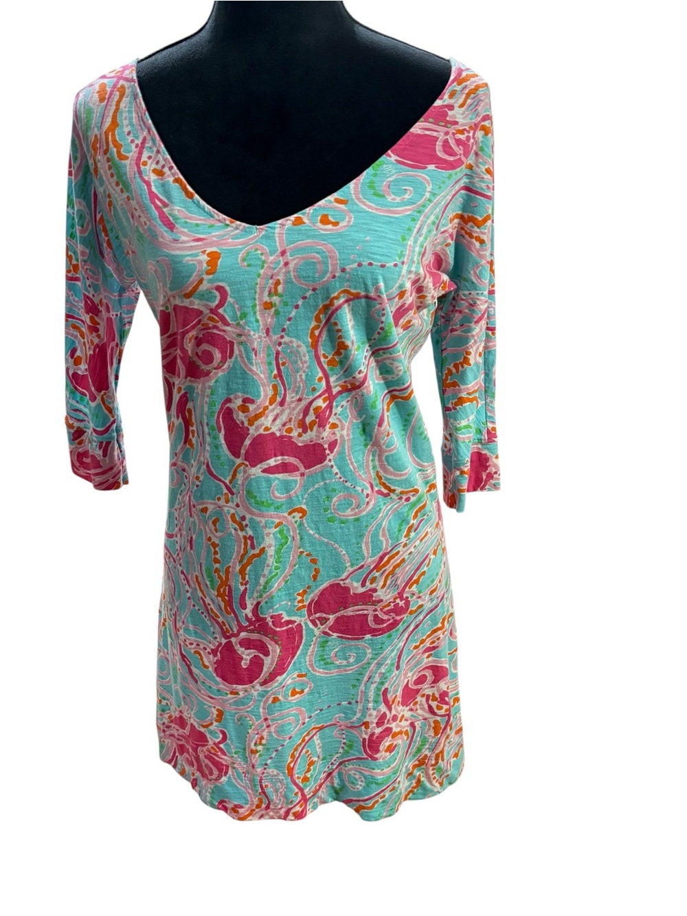 Lilly Pulitzer Womens Dress Size S Eliza Lightweight Cotton Jellies Be Jammin